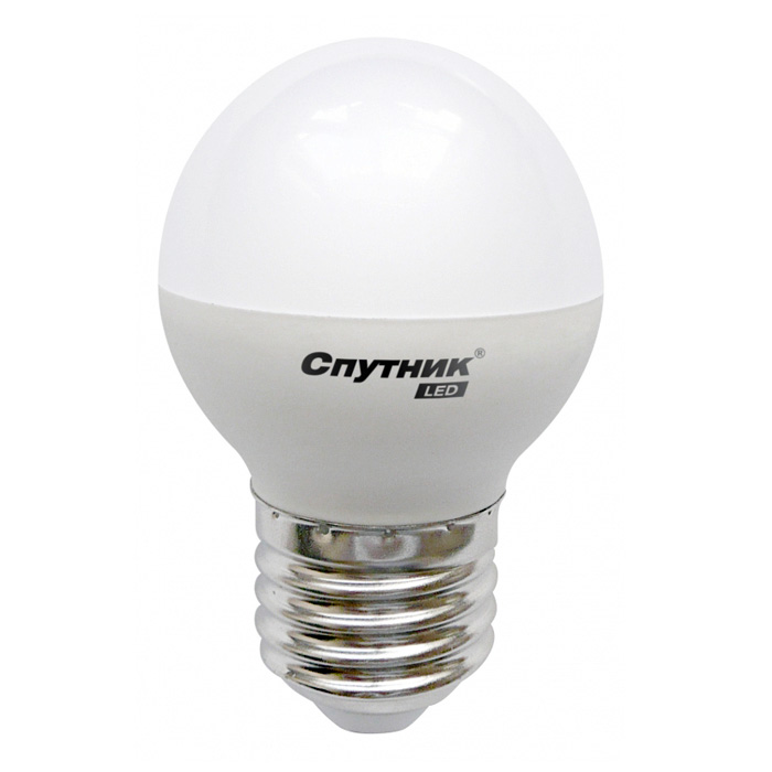 Лампа светодиодная Спутник LED G45-3.5W/220V/4000K/E27 Classic