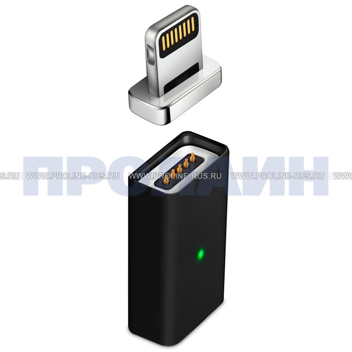 Micro-USB адаптер ELOUGH A01 Lightning Black