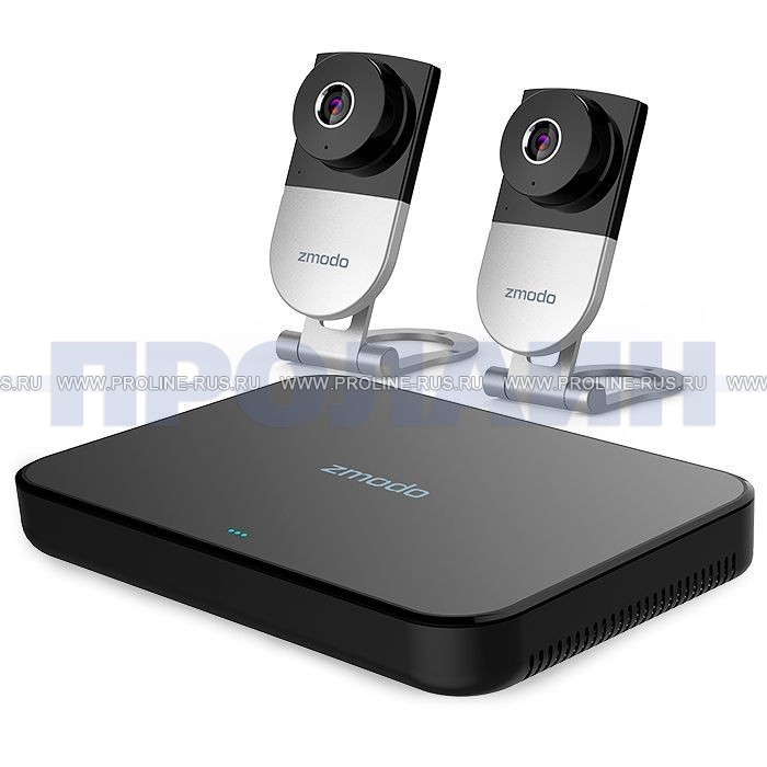 Комплект IP видеонаблюдения с 2 камерами ZMODO ZM-SH73B8B4-2-500Gb